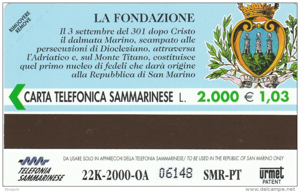 San Marino - 1700 Anni Di Vita - RSM-047 - San Marino