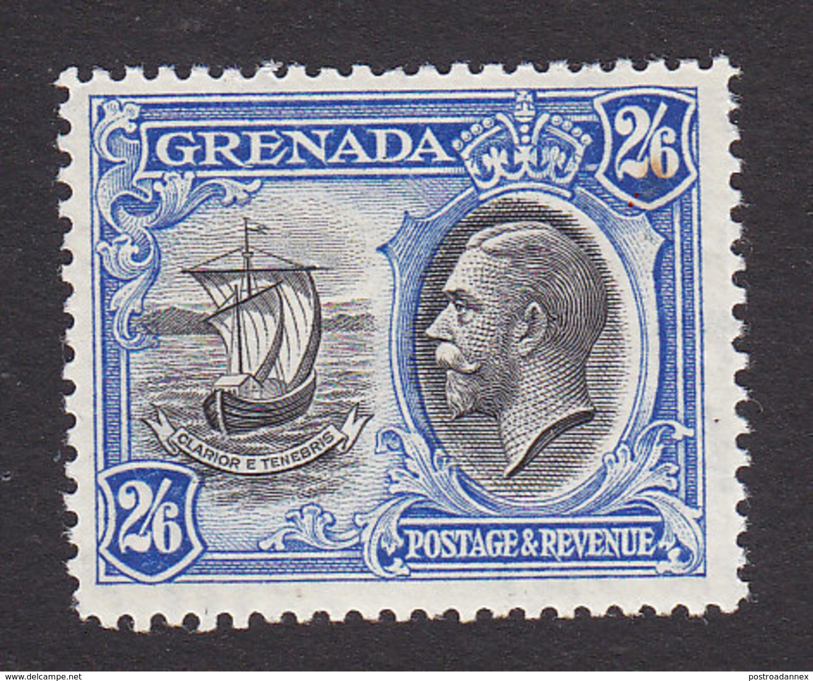 Grenada, Scott #122, Mint Hinged, Seal Of The Colony, Issued 1934 - Grenada (...-1974)