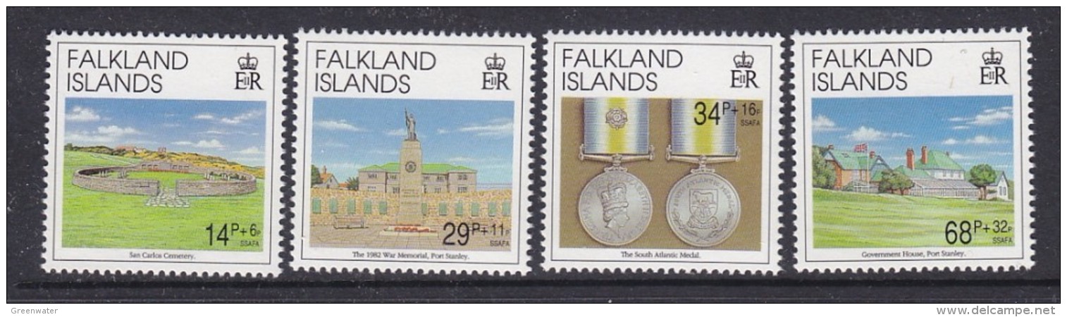 Ascension 1992 Liberation Of The Falkland Islands 4v  ** Mnh (33472) - Ascension