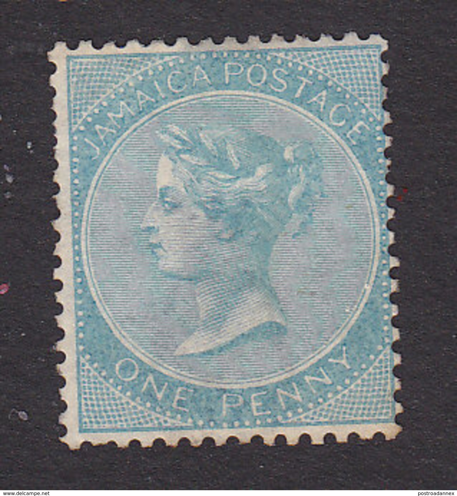Jamaica, Scott #1c, Mint No Gum, Queen Victoria, Issued 1860 - Jamaica (...-1961)