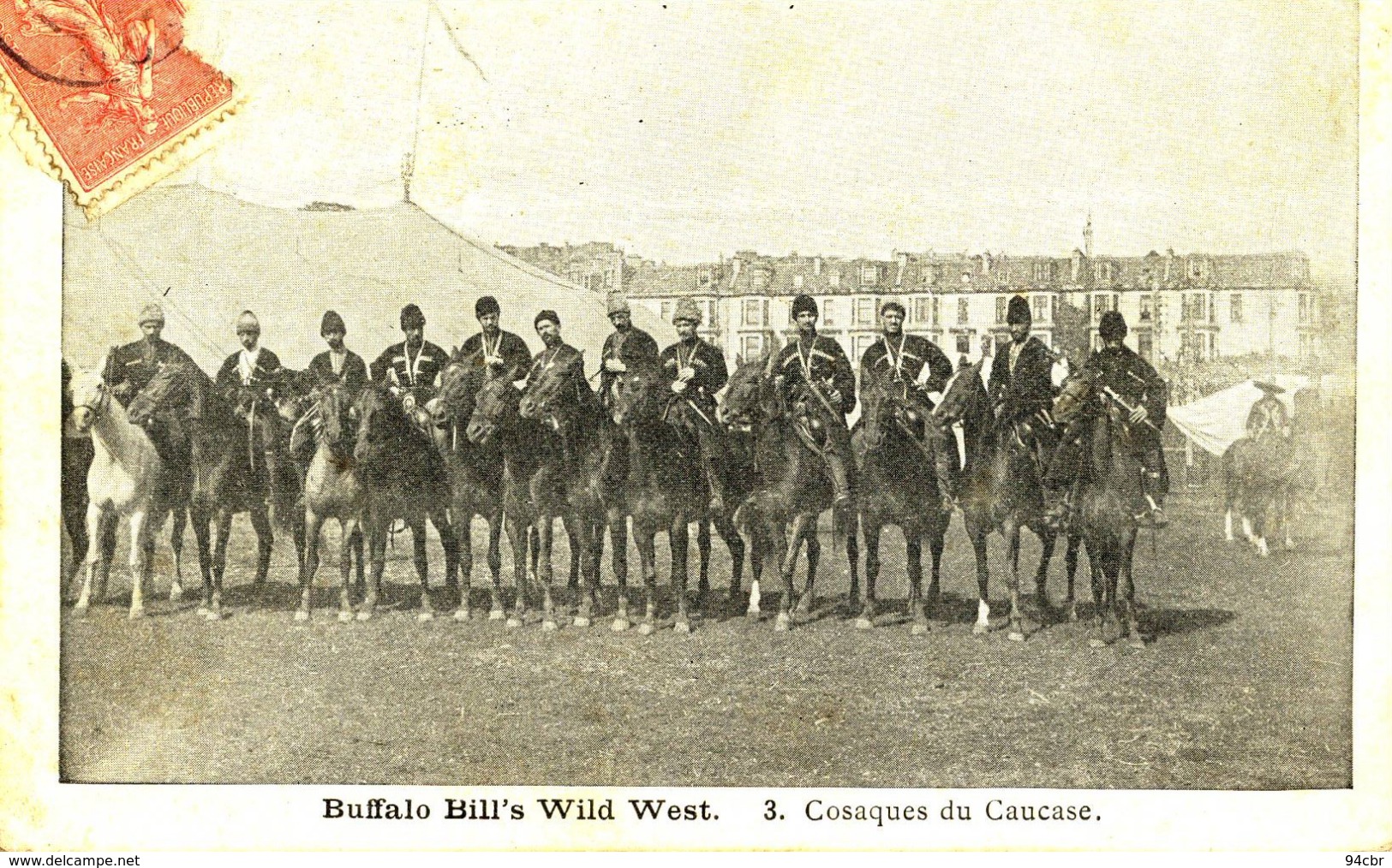 CPA (spectacle Cirque)    Buffalo Bill S Wild West  Cosaques Du Caucase (b 6) - Circo