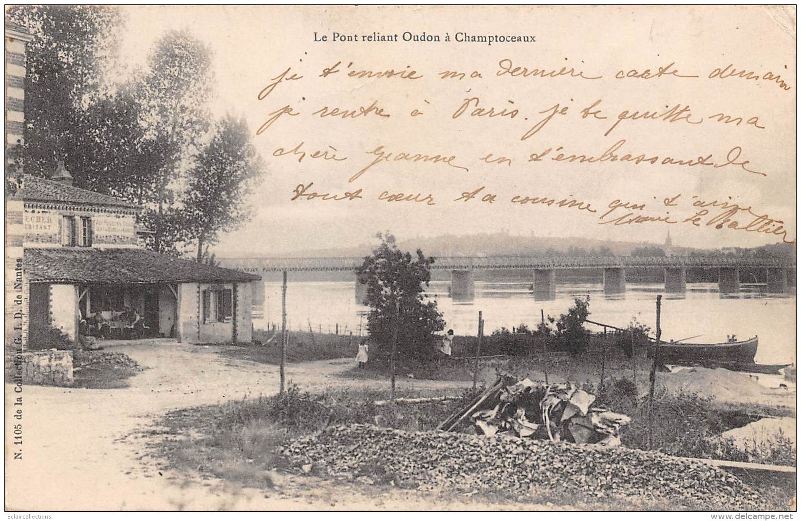 Champtoceaux    49        Pont Sur L'Oudon - Champtoceaux