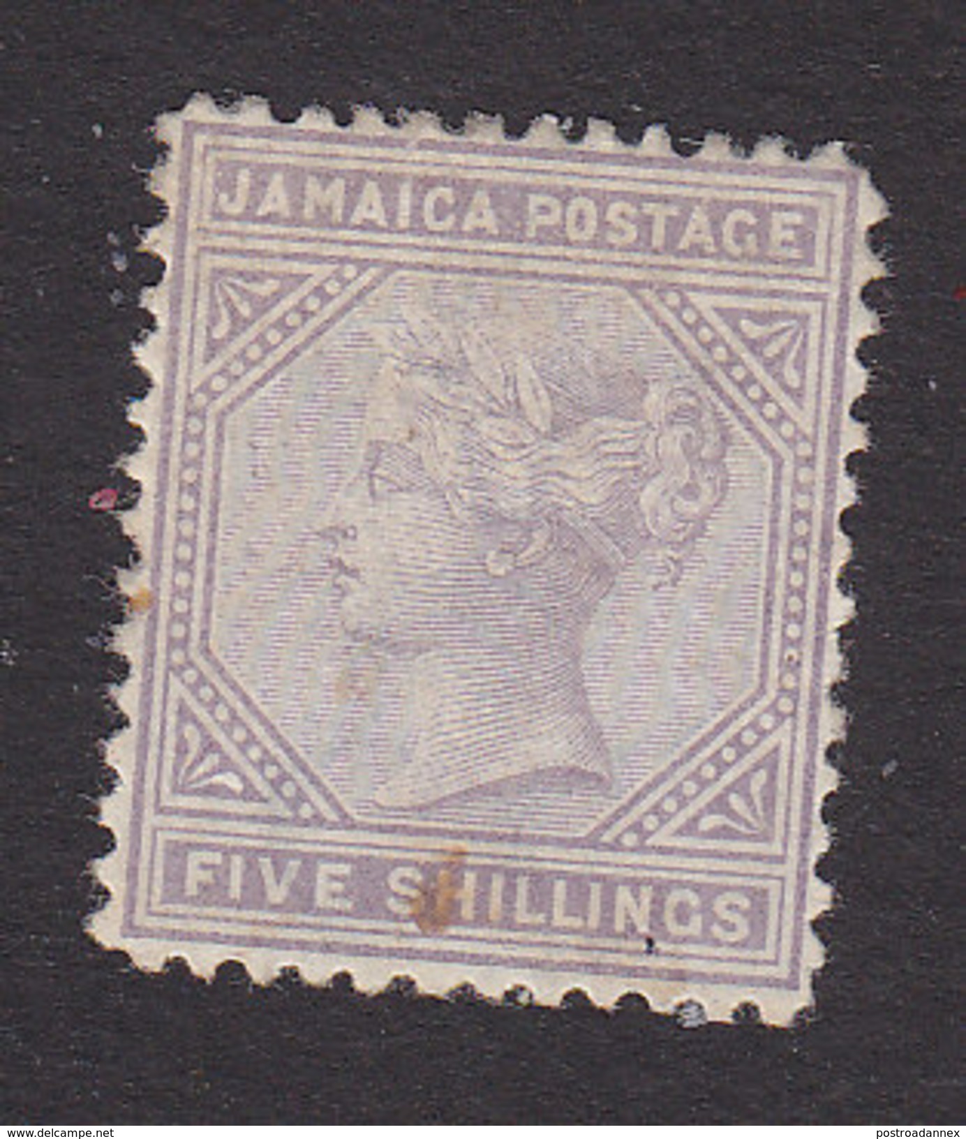 Jamaica, Scott #15, Mint Hinged, Queen Victoria, Issued 1875 - Jamaïque (...-1961)