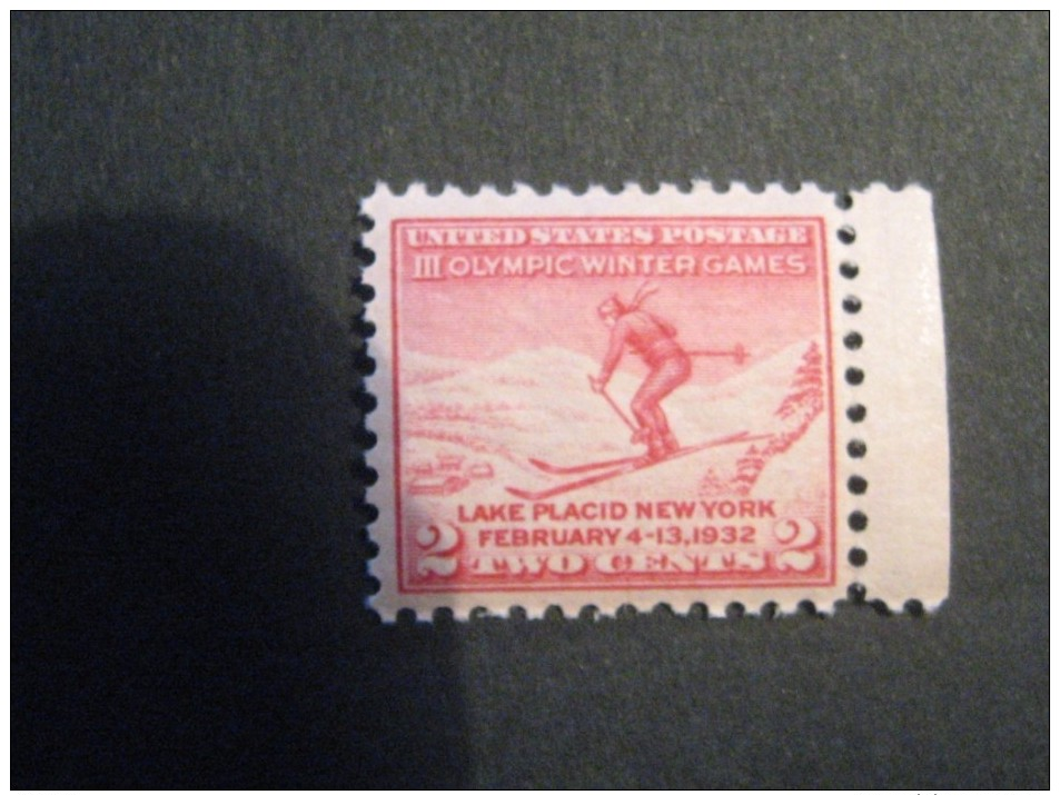 USA 1932 MNH - Winter 1932: Lake Placid