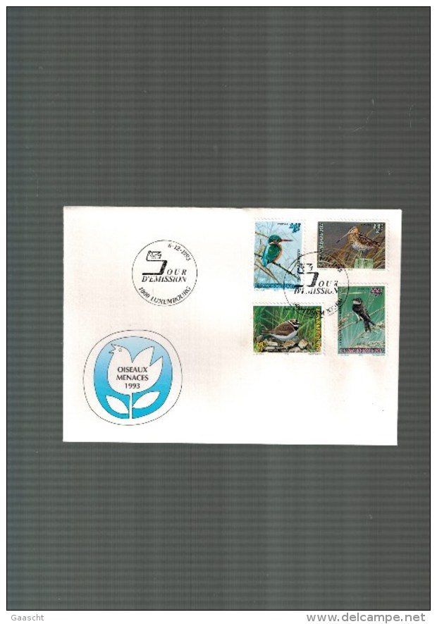 Luxembourg  F D C  Timbres De Bienfaisance 1993 - FDC