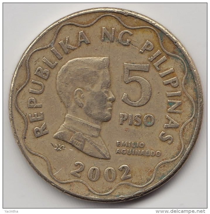 @Y@    Filippijnen  5  Piso   2002      (3604) - Philippines