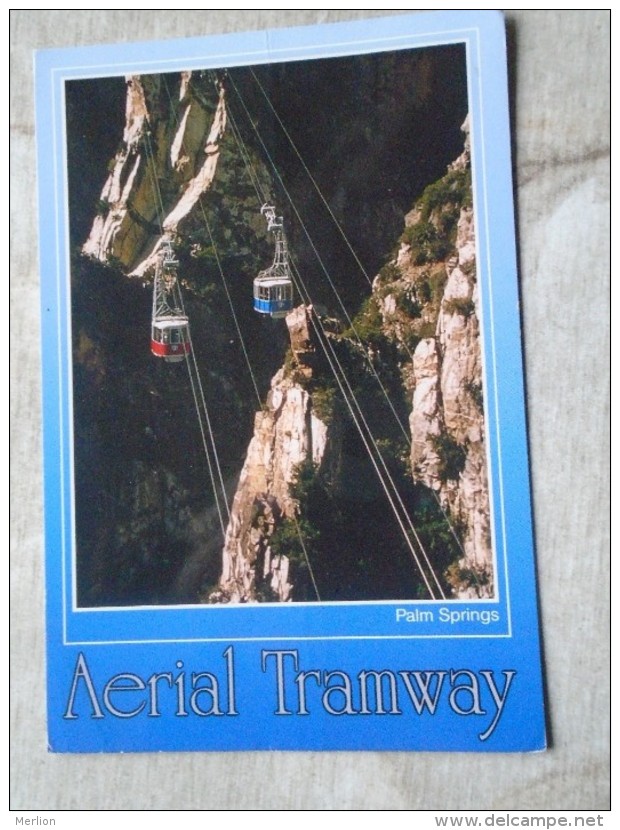 D142835 US California  Pal Springs - Aerial  Tramway -Cable Car   Tram - Palm Springs