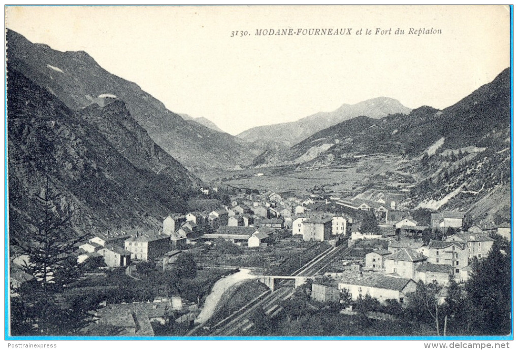 France. Modane-Fourneaux. The Railway Gauge. - Kunstbauten