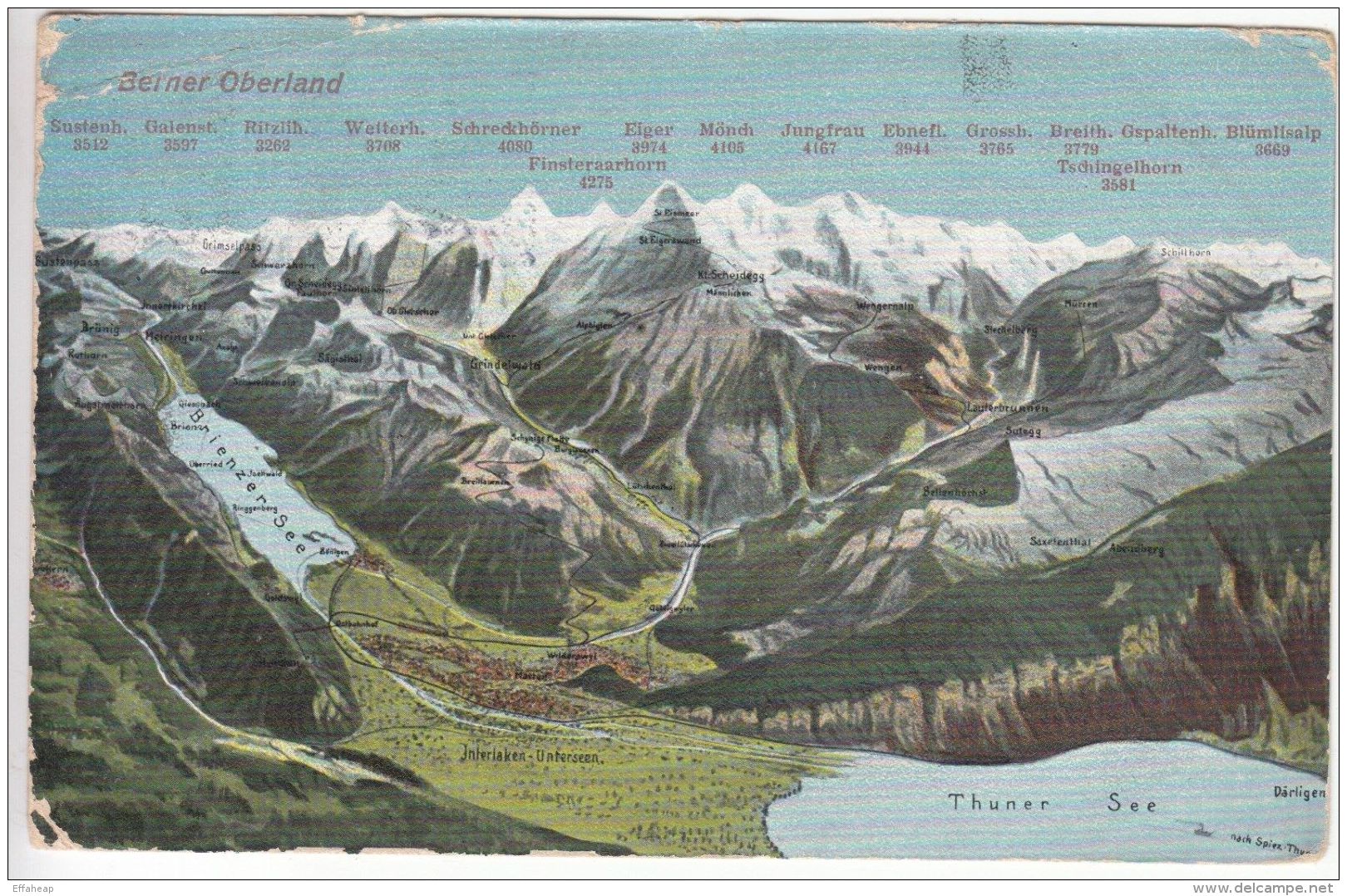 Switzerland: Postcard, Berner Oberland; Grindelwald To New Zealand, 18 Oct 1908 - Other & Unclassified