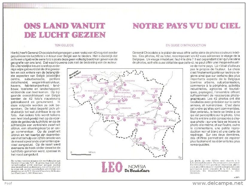 Ons Land Vanuit De Lucht Gezien : Map Met 42 Grote Luchtfoto's Van Steden Oa:Tongeren , Winterslag,Scherpenheuvel ,.... - Lieux