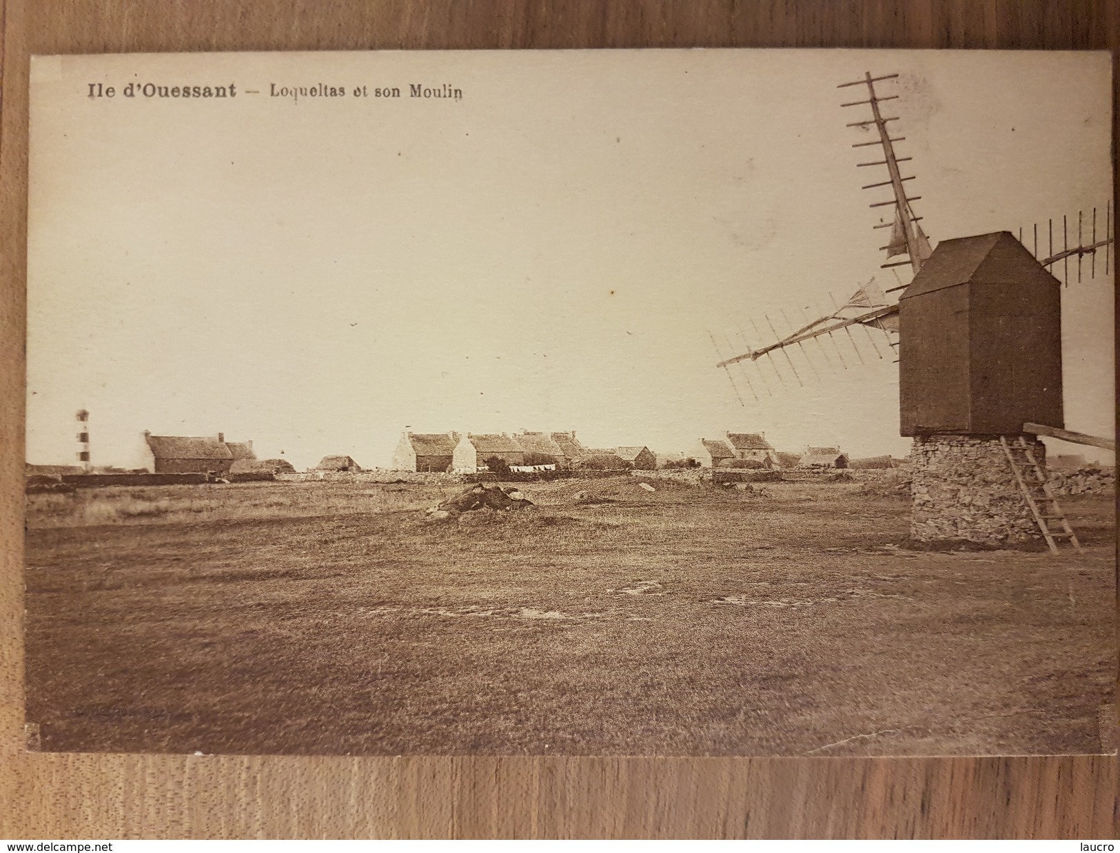 Île D'ouessant.loqueltas Et Son Moulin - Ouessant