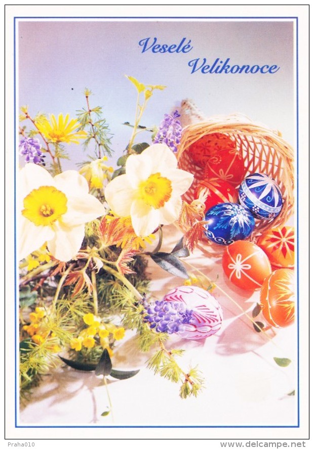 L0505 - Czech Rep. (1996) 739 01 Baska (postcard) Tariff: 3,60 Kc (stamp: Shifted Inscription "CESKA REPUBLIKA") - Abarten Und Kuriositäten
