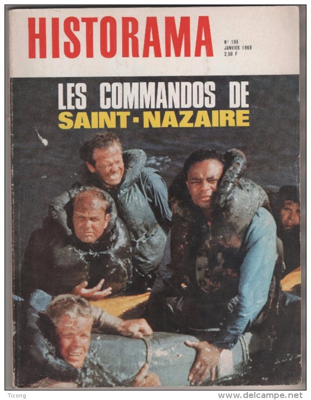 HISTORAMA DE 1968 - COMMANDOS DE SAINT NAZAIRE, L EXECUTION DE HEYDRICH, SOLDATS DU PAPE, INTERVENTION FRANCAISE MAROC.. - Frans