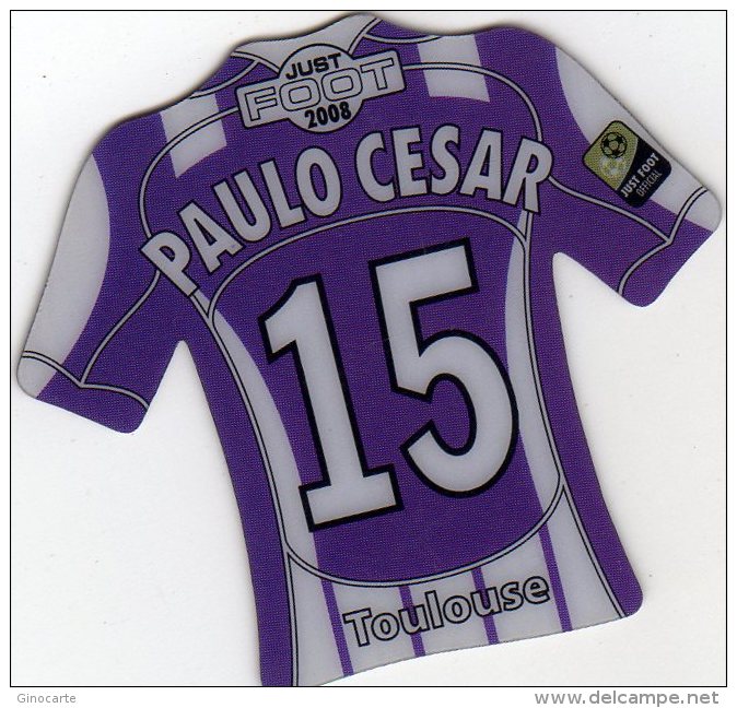 Magnet Magnets Maillot De Football Pitch Toulouse Paulo Cesar 2008 - Sports