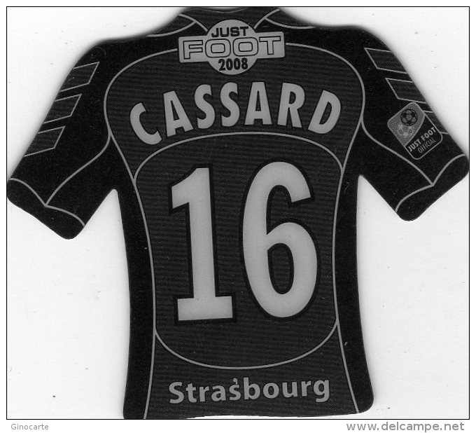 Magnet Magnets Maillot De Football Pitch Strasbourg Cassard 2008 - Sports