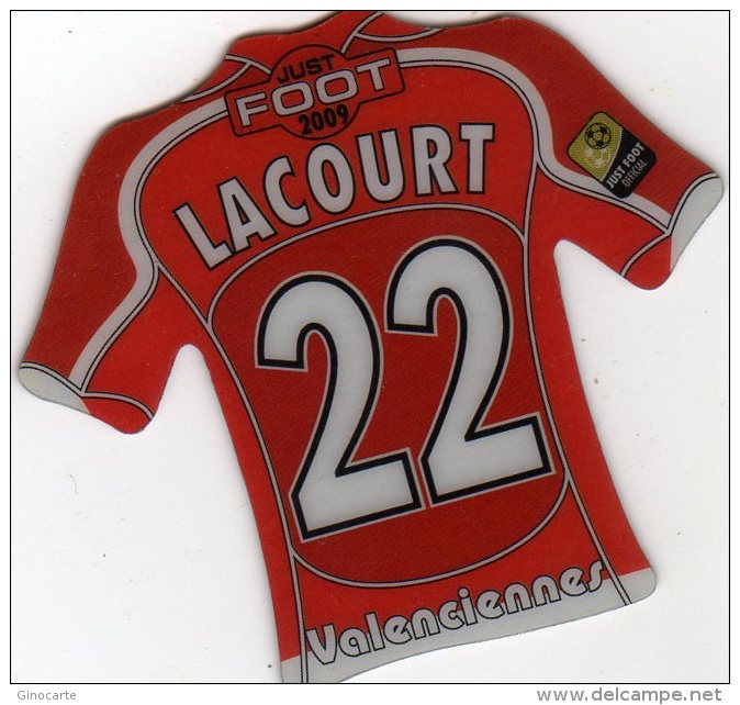 Magnet Magnets Maillot De Football Pitch Valenciennes Lacourt 2009 - Sports