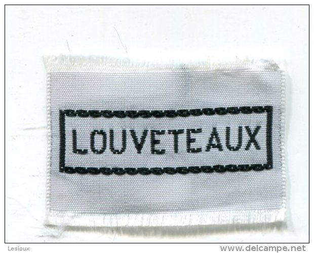 M251 PATCH ECUSSON TISSUS SCOUT LOUVETEAUX 30X45MM - Patches