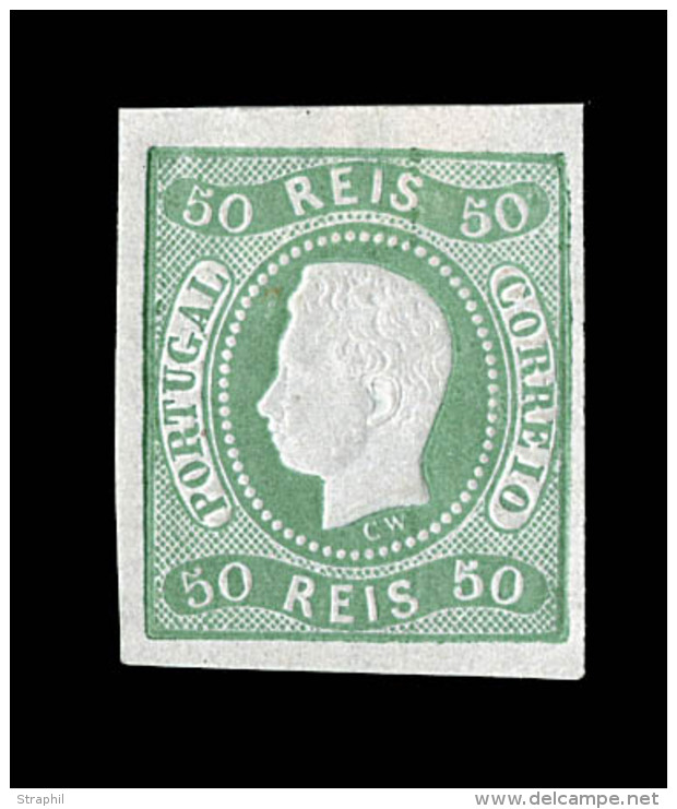 N°22 - 50r Vert - Signé Diéna - TB - Unused Stamps