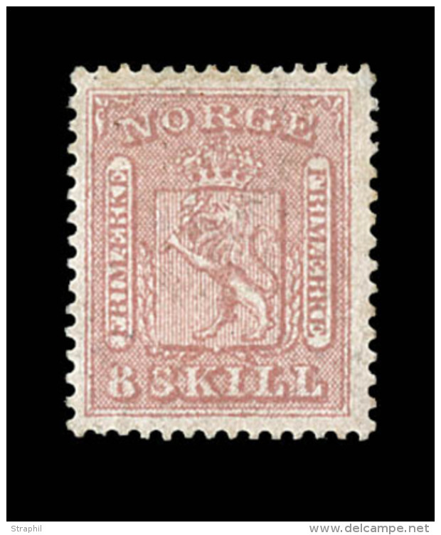 N°9 - 8sk Rose - Signé A. Brun - TB - Neufs
