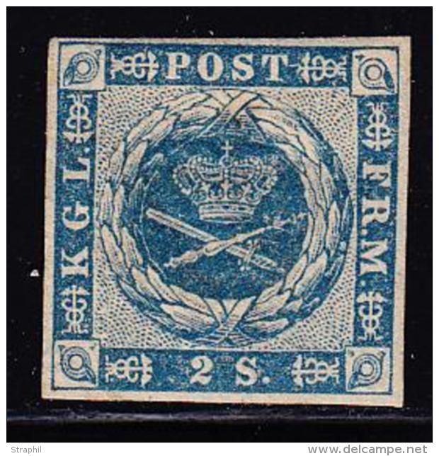 N°3 - 2s Bleu - TB - Unused Stamps