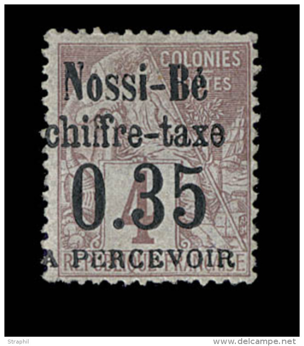 TIMBRES TAXE  N°4 - 0,35 S/4c - Signé A. Brun - TB - Autres & Non Classés