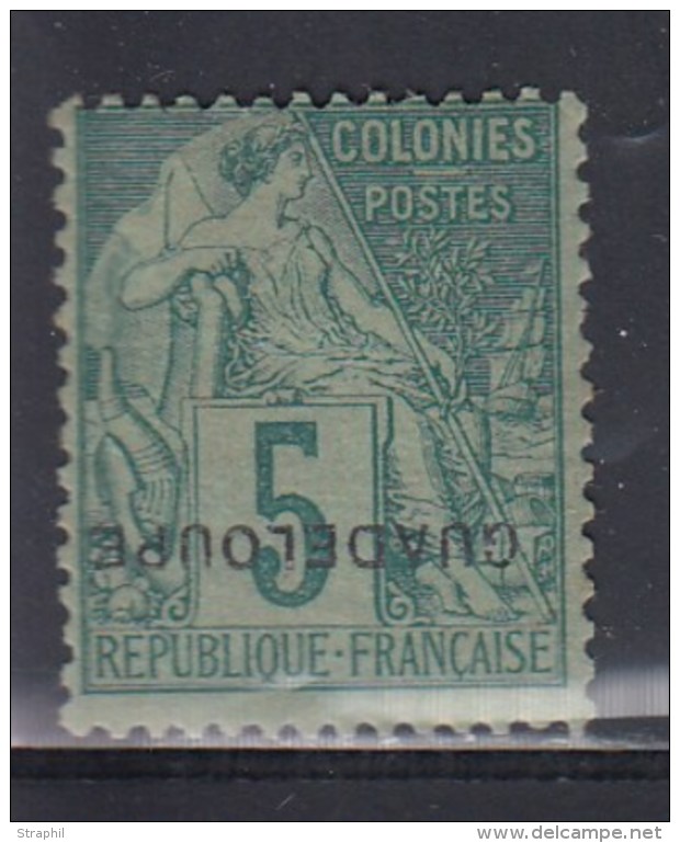 N°17c - Surch. Renversée - Sig. Calves - TB - Other & Unclassified