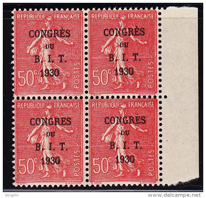 N°264a - Sans Accent - Ds Bloc De 4 - BDF - TB - Unused Stamps