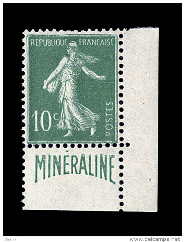 N°188A - Minéraline - Coin De Carnet Bas - TB - Neufs