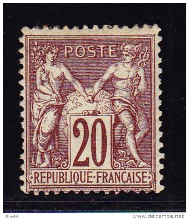 N°67d - Brun Lials Foncé - Signé Calves - TB - 1876-1878 Sage (Tipo I)