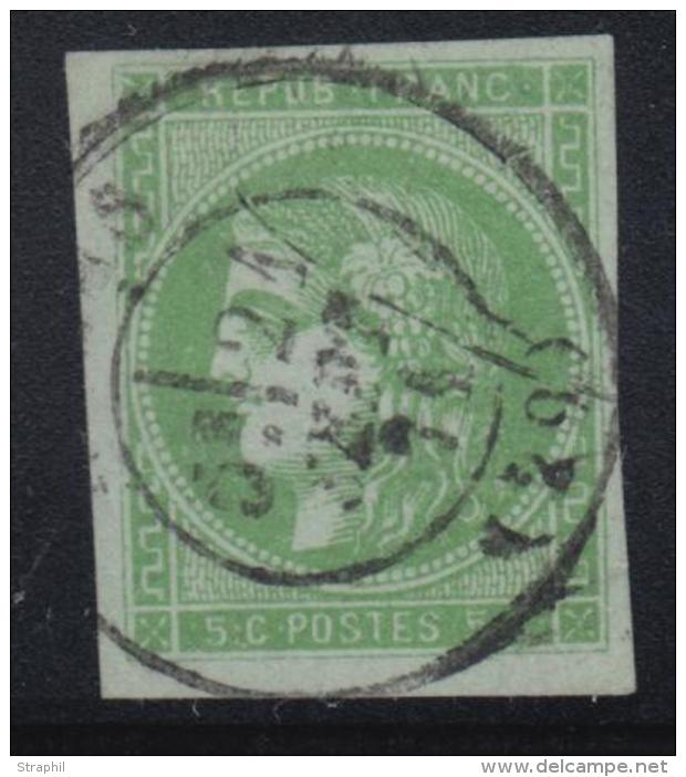 N°42B - Obl. T17 - TB - 1870 Bordeaux Printing
