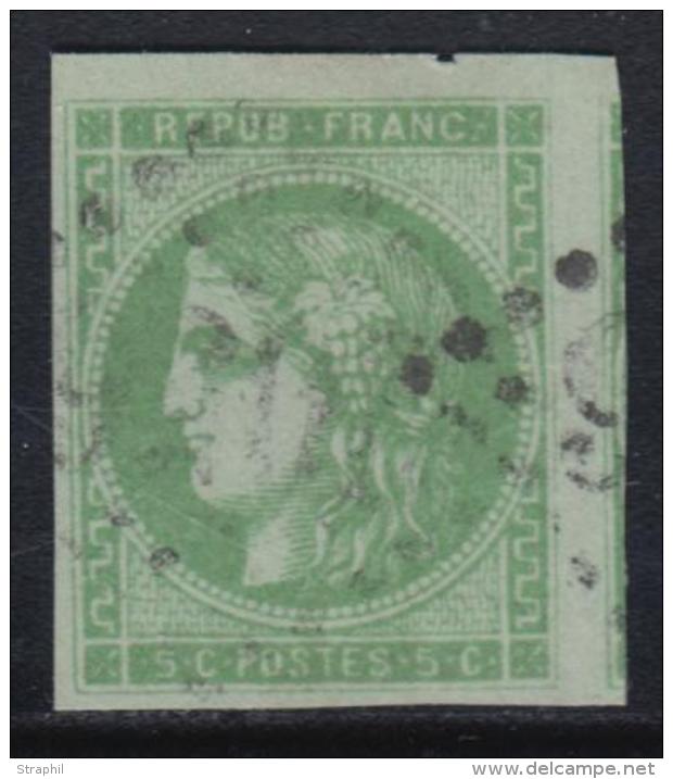 N°42B - Filet Voisin - TB - 1870 Emisión De Bordeaux