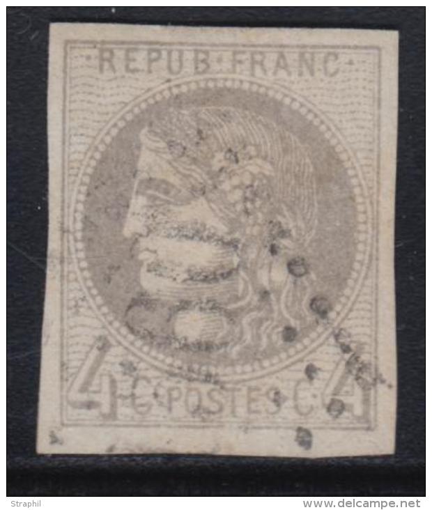 N°41B - Obl. GC - Léger Pli - Asp. TB - 1870 Bordeaux Printing