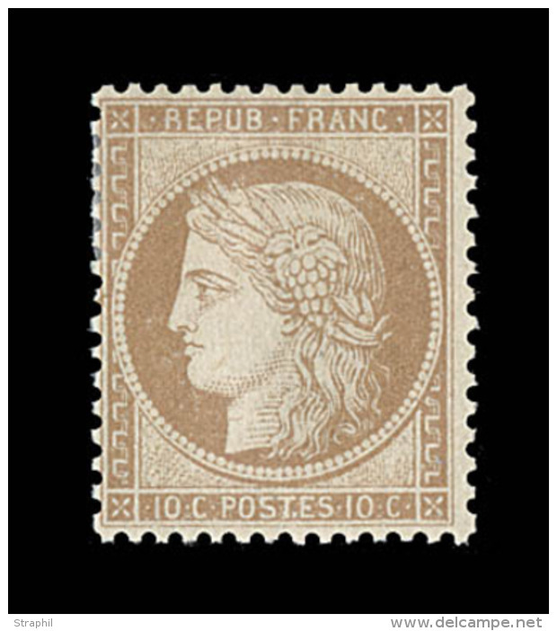 N°36 - 10c Bistre - Charn. Propre - TB - 1870 Siège De Paris