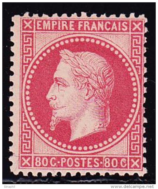 N°32 - Rose Vif - Légère Trace - TF - TB - 1863-1870 Napoléon III Con Laureles