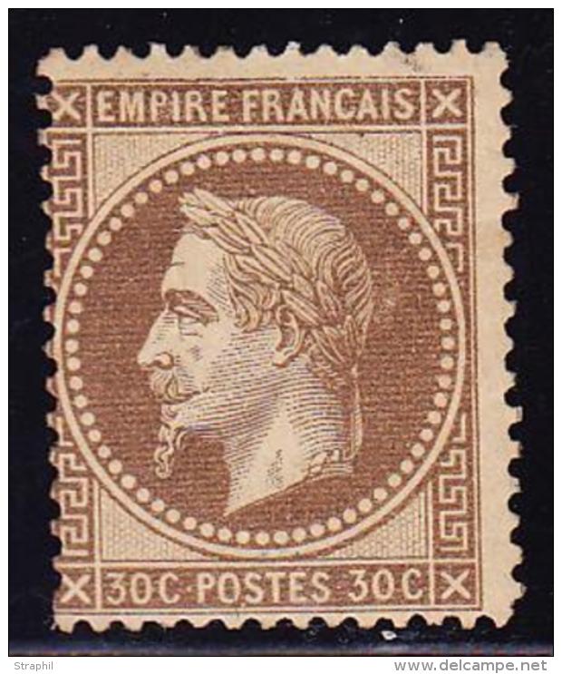 N°30 - Signé Calves - TB - 1863-1870 Napoléon III Lauré