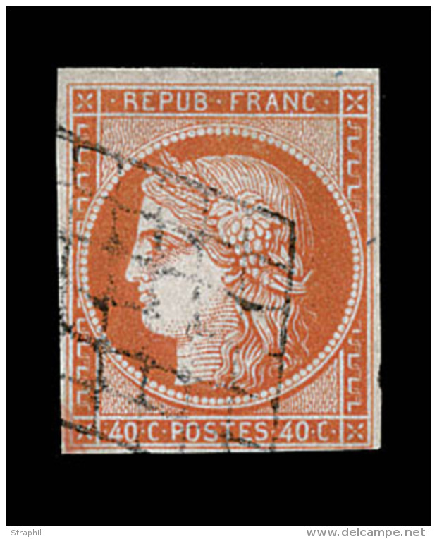N°5 - Obl. Grille - TB - 1849-1850 Cérès