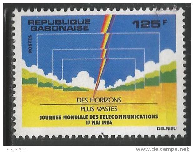 1984 Gabon  Telecommunications Complete Set  Of 1 MNH - Gabun (1960-...)