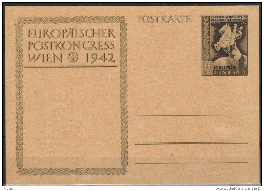 DEUTSCHES REICH 1942 - P 295  B Mit Aufdruck  19.Okt.1942 - Sonstige & Ohne Zuordnung