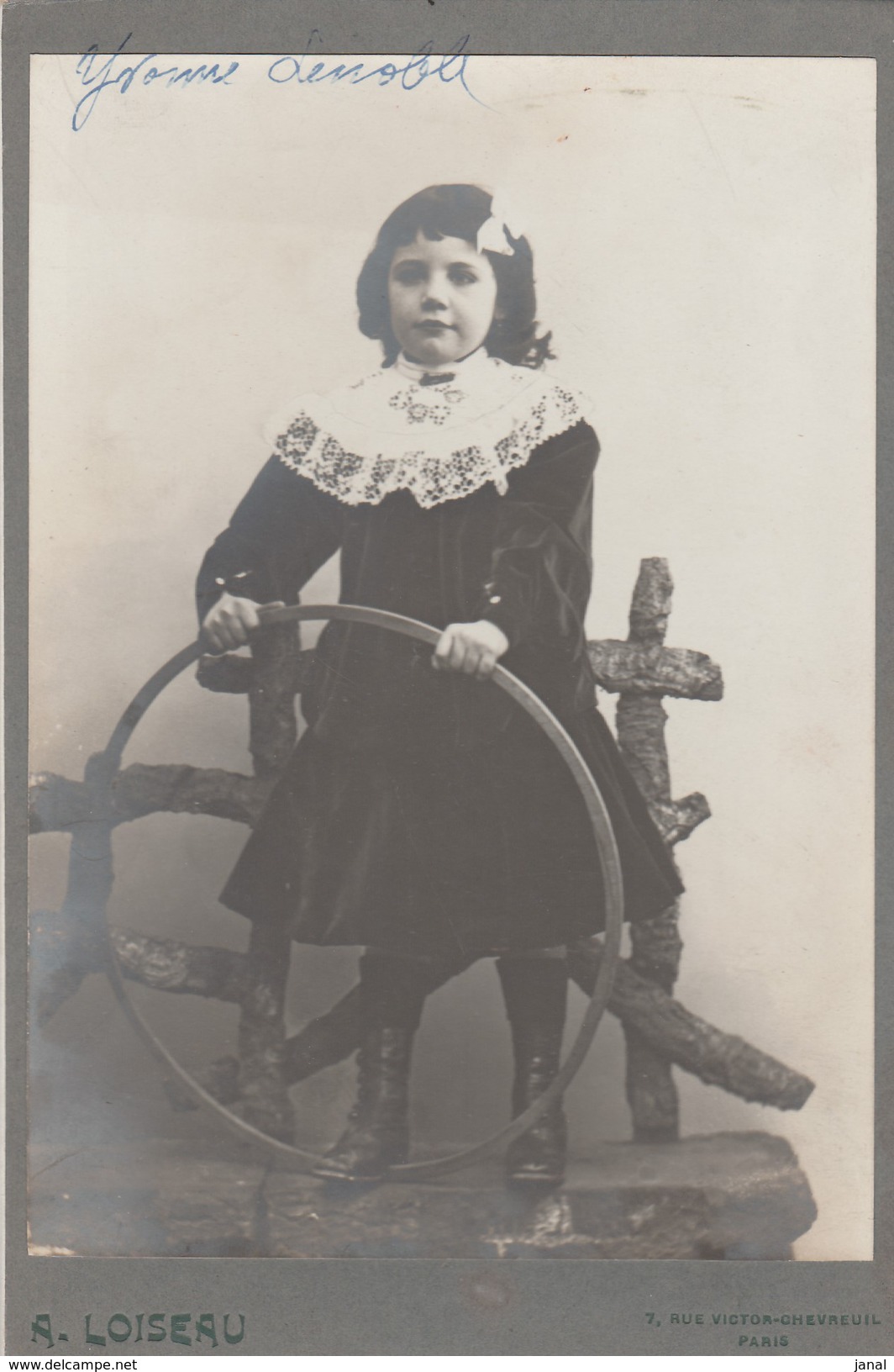 PHOTOGRAPHIE - A. LOISEAU PARIS - YVONNE LENOBLE - Alte (vor 1900)