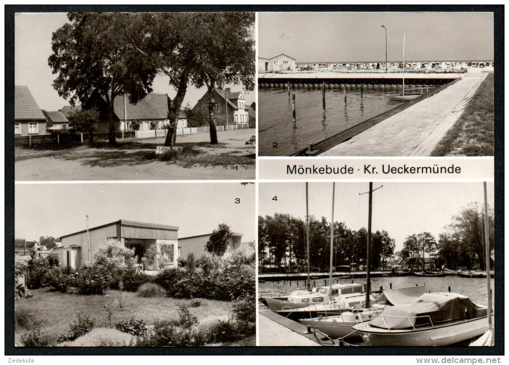 7853 - Alte MBK Ansichtskarte - Mönkebude Kr. Ueckermünde - Gel 1984 - Reichenbach - Eggesin