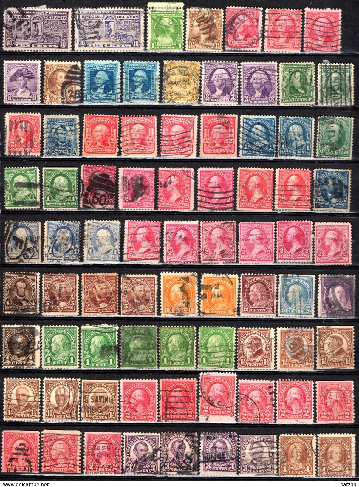 USA Petit Lot De Timbres Tous Oblitérés  Voir Les 8 Scan - Autres & Non Classés