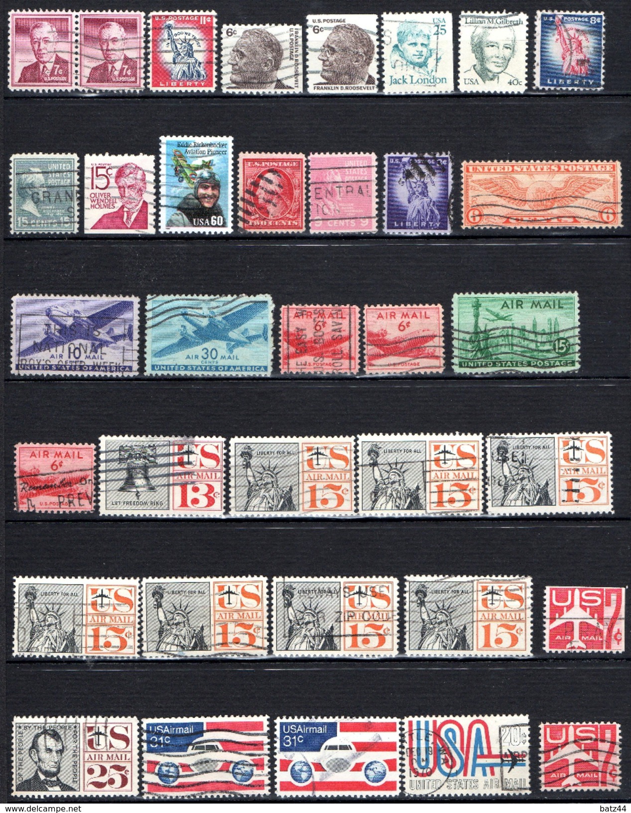 USA Petit Lot De Timbres Tous Oblitérés  Voir Les 8 Scan - Autres & Non Classés