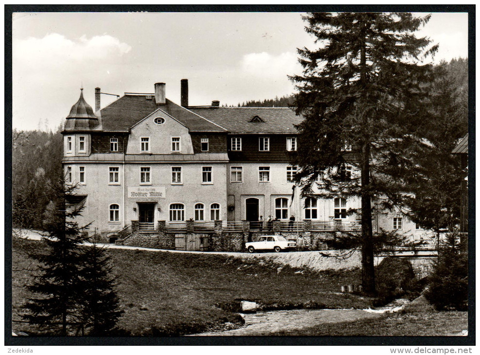 7861 - Alte Foto Ansichtskarte - Crottendorf Bei Markersbach Kr. Annabrg - Genesungsheim Wolfner Mühle - Gel 1984 - Markersbach