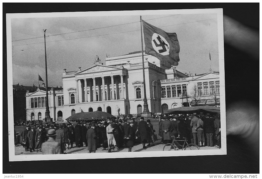 ALLEMAGNE DE 1939 CHIMISTE FRANCAIS EN VISITE   PHOTO CARTE     ORIGINALE  ANNEES 39 / 40 - Autres & Non Classés