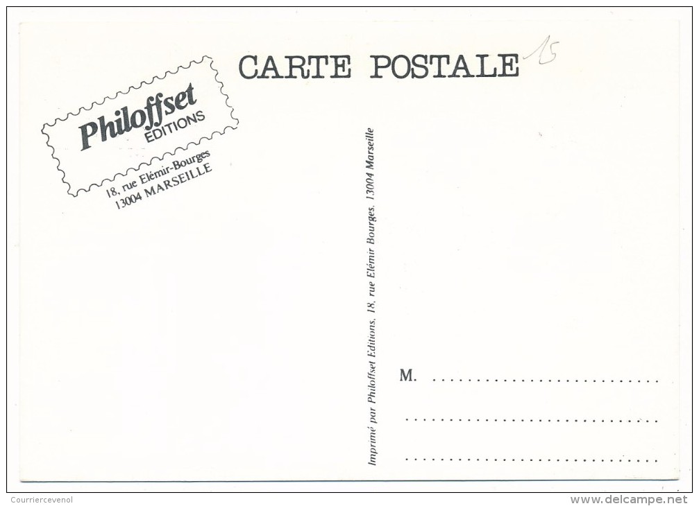 FRANCE => Carte "Journée Du Timbre" 1985 NANTES - Oblitération Daguin - Día Del Sello