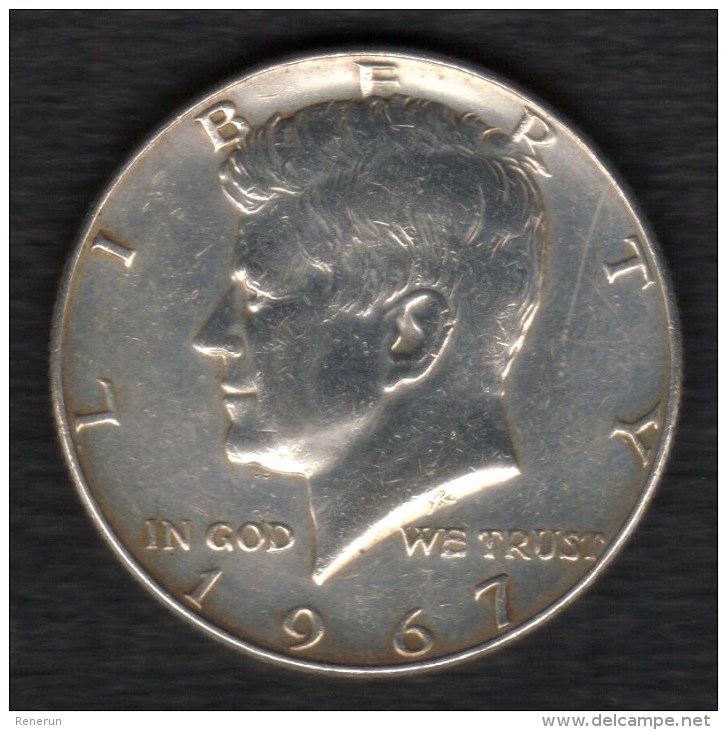 Etats-unis HALF DOLLARS 1/2 Kennedy 50 Cents 1967 , 2 Scannes - 1964-…: Kennedy