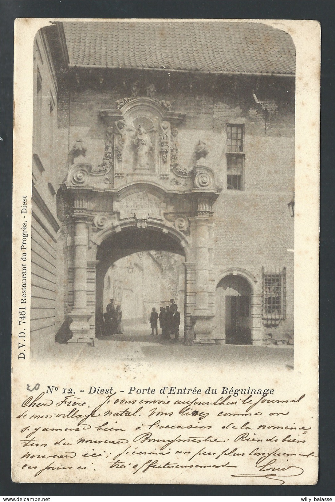 +++ CPA - DIEST - Porte D'entrée Du Béguinage - D.V.D. 7461 - DVD  // - Diest