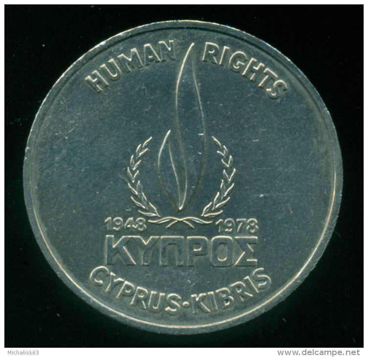Cyprus / Greece, 500 Mils 1978 , Commemorative , Condition UNC - Cipro