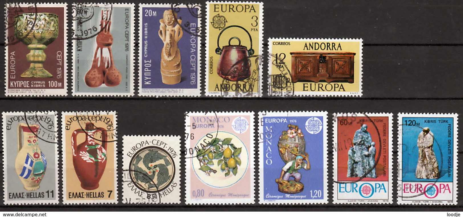 Europa Cept1976 Gestempeld Div. Fine Used Lot - Collections