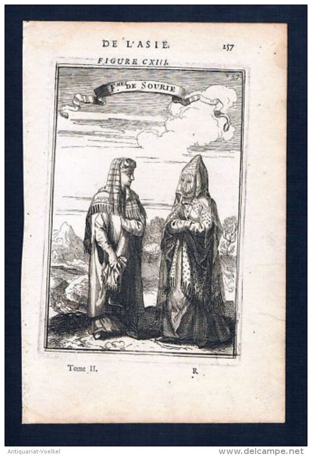 Syrien Syria Costumes Asia Engraving - Stiche & Gravuren